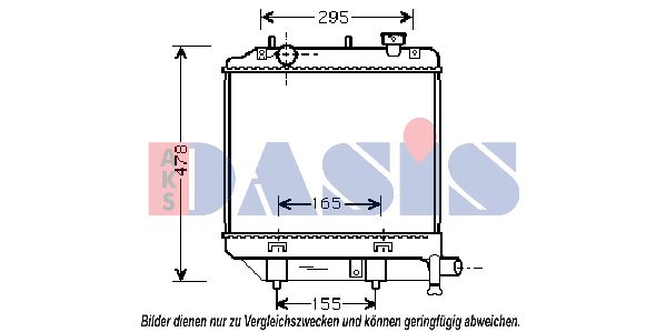 AKS DASIS Radiators, Motora dzesēšanas sistēma 110044N